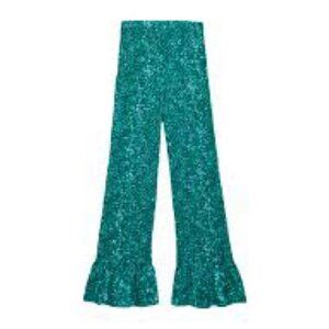 Lucia Teal Flared Pants